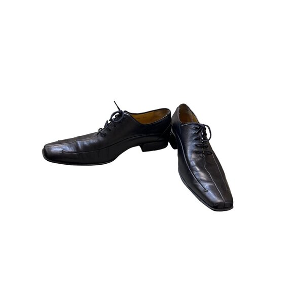 Aventura men’s black leather shoes oxfords size 9.5M SKU 3325 main image 4